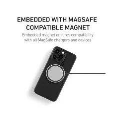 PEEL Magnetic Thin Series MagSafe Phone Case for iPhone 16 Pro Max Case, Black (I16_PMX_MAG_BLK)