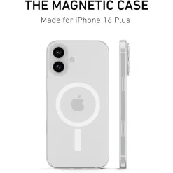 PEEL Magnetic Thin Series MagSafe Phone Case for iPhone 16 Plus Case, Clear (I16_PLS_MAG_CLR)