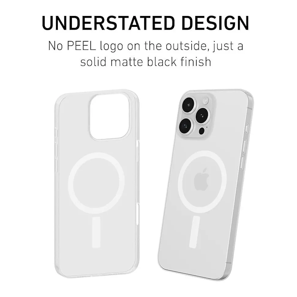 PEEL Magnetic Thin Series MagSafe Phone Case for iPhone 16 Pro Max Case, Clear (I16_PMX_MAG_CLR)