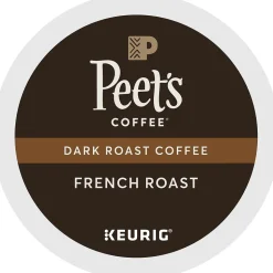 Peet's Coffee French Roast Coffee Keurig® K-Cup® Pods, Dark Roast, 22/Box (6545XX)