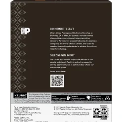 Peet's Coffee French Roast Coffee Keurig® K-Cup® Pods, Dark Roast, 22/Box (6545XX)