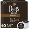 Peet's Coffee Major Dickason's Blend Single-Serve Keurig® K-Cup® Pods, Dark Roast, 40/Box (373354)
