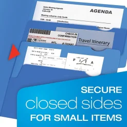 Pendaflex Divide It Up 4-Tab File Folder, Letter Size, Multicolor, 24/Pack (10772)