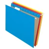 Pendaflex Essentials Recycled Hanging File Folder, 5-Tab Tab, Letter Size, Assorted Colors, 25/Box (PFX 81612)