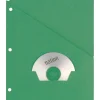 Pendaflex Essentials Slash Pocket Project Folders, 3 Holes, Letter, Green, 25/Pack