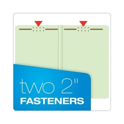 Pendaflex File Folder, Straight-Cut, Legal Size, Light Green, 25/Box, 4 Boxes/Carton (17185)