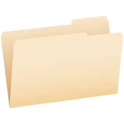 Pendaflex File Folder, 1-Tab, Legal Size, Manila, 100/Box (753 1/3-1)