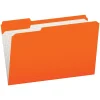 Pendaflex File Folder, 1-Tab, Legal Size, Orange, 100/Box (R153 1/3 ORA)