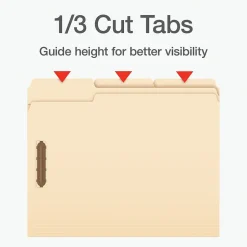 Pendaflex File Folder, 1-Tab, Letter Size, Manila, 50/Box (1006993)