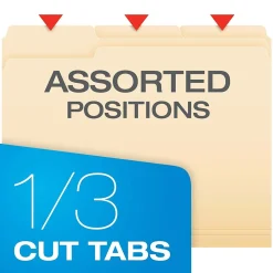 Pendaflex Filing Combo Kit, 3/4" Expansion, 1/5-Cut Tab, Letter, Green/Manila (99200EE)