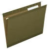 Pendaflex Hanging File Folders, 1/3-Cut Tab, Letter Size, Standard Green, 25/Box (PFX 4152 1/3)