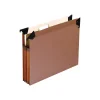 Pendaflex Hanging File Folders with Swing Hooks, 3-1/2" Expansion, Letter Size, Redrope, 5/Box (45422)
