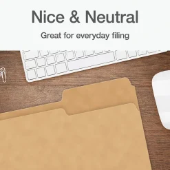 Pendaflex Heavy Duty File Folder, 1/3-Cut Tab, Letter Size, 50/Box (1007030)