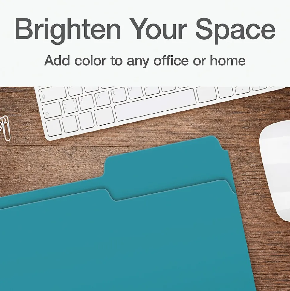 Pendaflex Heavy Duty File Folder, 1/3-Cut Tab, Letter Size, 100/Box (1006995)