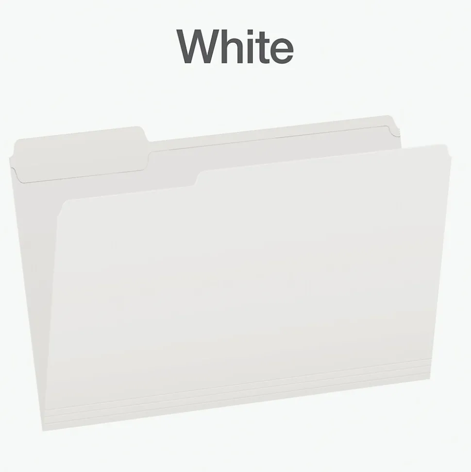 Pendaflex Heavy Duty File Folder, 1/3-Cut Tab, Legal Size, 100/Box (1007034)