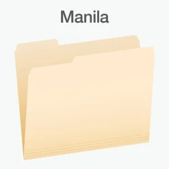 Pendaflex Heavy Duty File Folder, 1/3-Cut Tab, Letter Size, 100/Box (1007080)