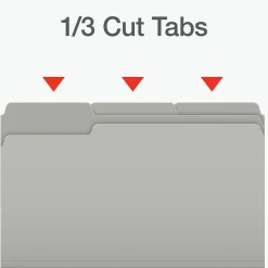 Pendaflex Heavy Duty File Folder, 1/3-Cut Tab, Legal Size, 100/Box (1007032)