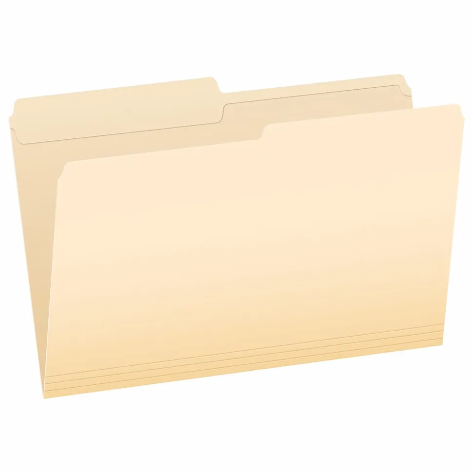 Pendaflex Heavy Duty File Folder, 1-Tab, Legal Size, 100/Box (1007052)