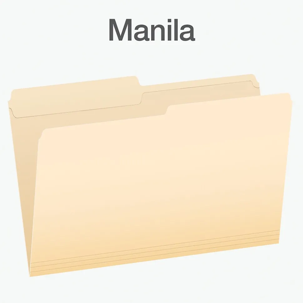 Pendaflex Heavy Duty File Folder, 1-Tab, Legal Size, 100/Box (1007052)