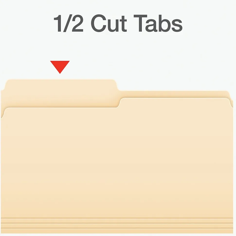 Pendaflex Heavy Duty File Folder, 1-Tab, Legal Size, 100/Box (1007052)