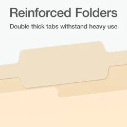 Pendaflex Heavy Duty File Folder, 1-Tab, Legal Size, 100/Box (1007056)