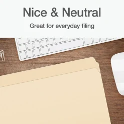 Pendaflex Heavy Duty File Folder, Straight Cut, Legal Size, 100/Box (1007057)