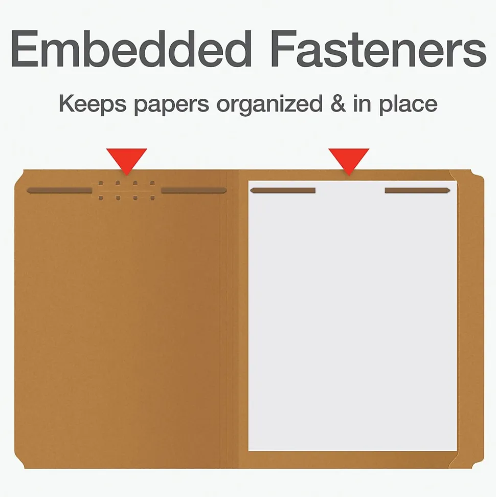 Pendaflex Heavy Duty File Folder, Straight Cut, Letter Size, Kraft, 50/Box (1006992)