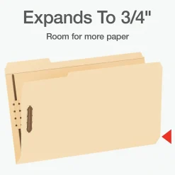 Pendaflex Heavy Duty File Folder, 1-Tab, Legal Size, Manila, 50/Box (1007063)