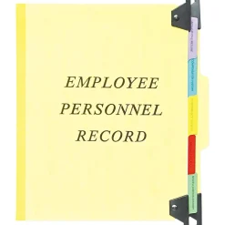 Pendaflex Moisture Resistant Hanging File Folder, 2" Expansion, 5-Tab Tab, Letter Size, Yellow (PFX SER-2-YEL)