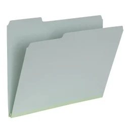 Pendaflex Recycled File Folder, 1/3 Tab, Letter Size, Light Green, 25/Box (17167)