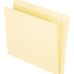 Pendaflex Recycled File Folder, Straight Cut, Letter Size, Manila, 100/Box (16640)