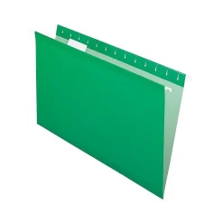Pendaflex Recycled Hanging File Folders, Legal Size, Bright Green, 25/Box (PFX 4153 1/5 BGR)