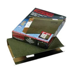 Pendaflex Reinforced Hanging File Folders, Extra Capacity, 5-Tab, Legal Size, Standard Green, 25/Box (PFX 04153x4)