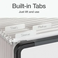 Pendaflex Standard Reinforced Hanging File Folder, 6-Tab, Letter, White, 20/Box (1006985)