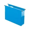 Pendaflex SureHook Hanging File Folders, 3" Expansion, Letter Size, Blue, 25/Box (PFX 59203)