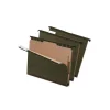 Pendaflex SureHook Reinforced Hanging Divider Folders, Standard Green, Letter, 10/Box (59253)