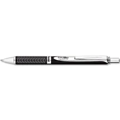 Pentel Alloy Roller Ball Retractable Pen, Medium Point, Black Ink (BL407A)