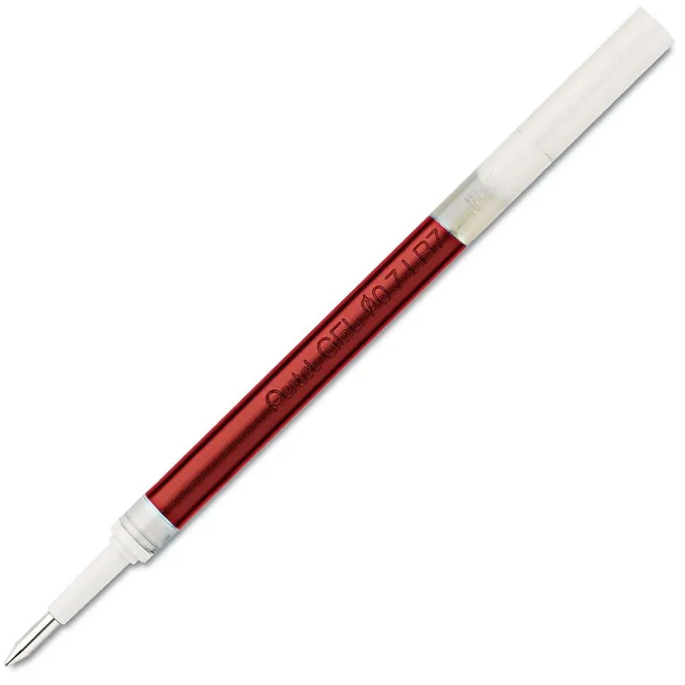 Pentel Energel Gel Pen Refill, Medium Point, Red Ink (PENLR7B)