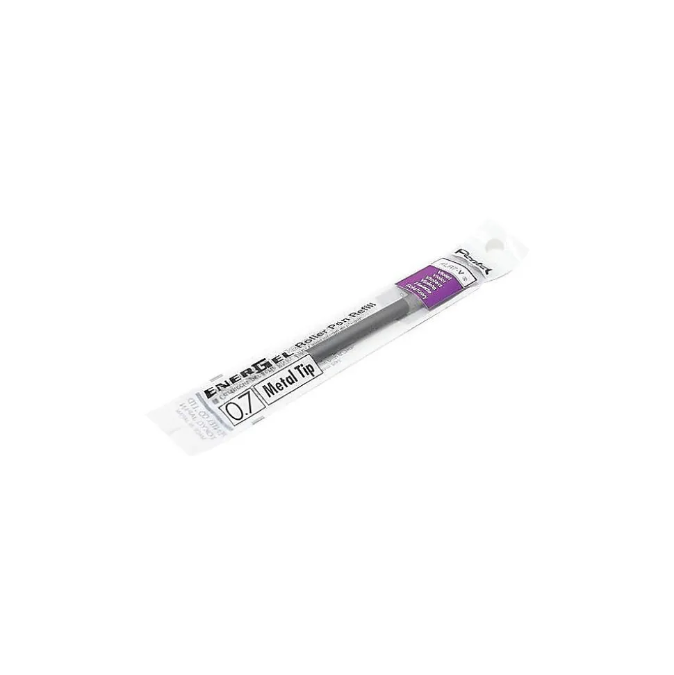 Pentel EnerGel Gel-Ink Pen Refill, Medium Tip, Violet Ink, Each (LR7-V)