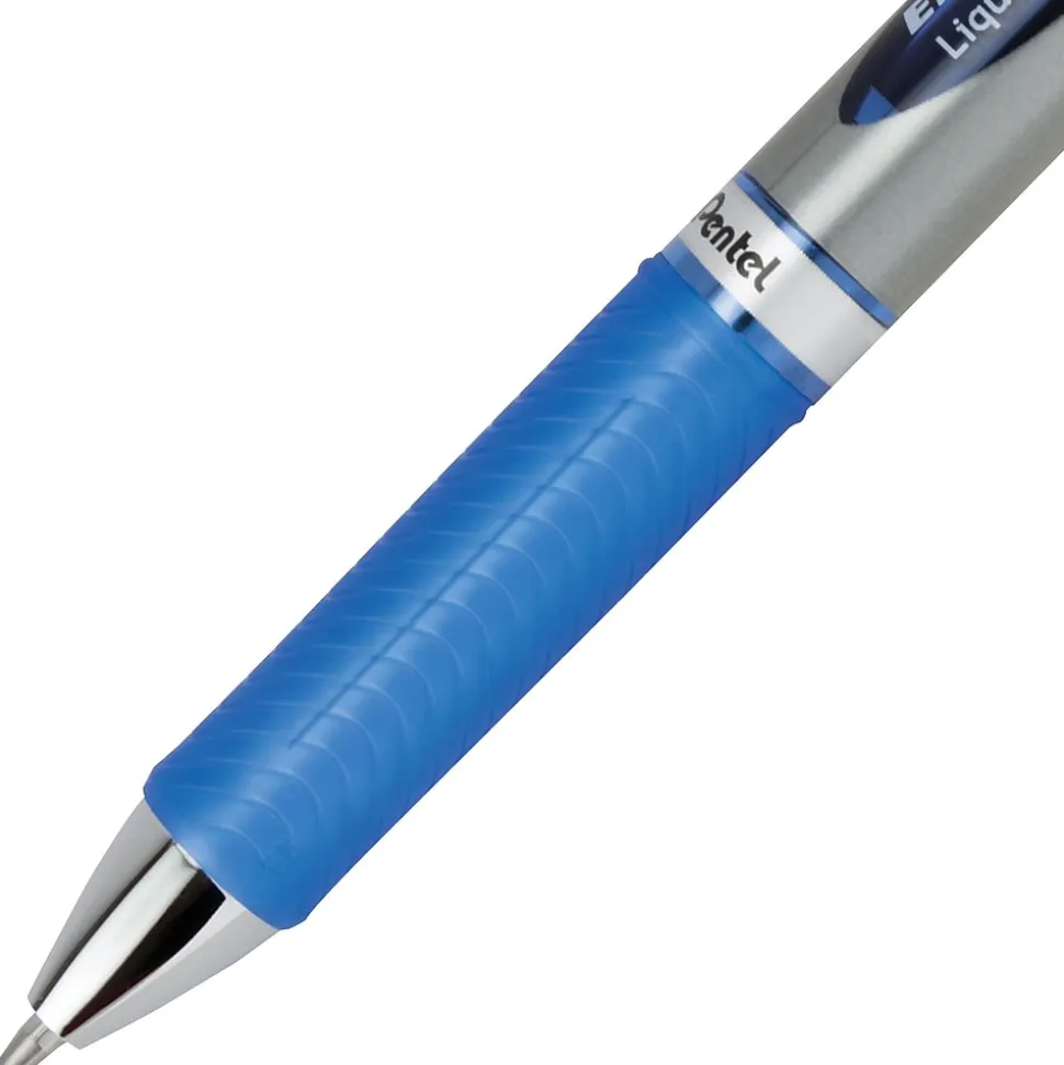 Pentel EnerGel RTX Gel Pens, Bold Point, Assorted Ink, 5/Pack (BL80BP5M)