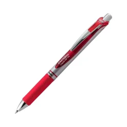 Pentel EnerGel RTX Retractable Gel Pen, Medium Point, Red Ink, Dozen (BL77-B)