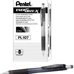 Pentel EnerGize-X Mechanical Pencil, 0.7mm, #2 Medium Lead, Dozen (PL107A)