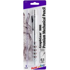 Pentel GraphGear 1000 Mechanical Pencil, 0.3mm (PTAPG1013EPABP)