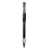 Pentel Hybrid Technica Gel Pen, Ultra Fine Point, Black, 12/Pack