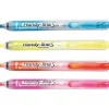 Pentel® Recycled Handy-Lines Slim Retractable Highlighters, 4/Pack (SXS15BPS4M)