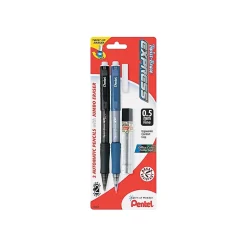 Pentel Twist-Erase EXPRESS Mechanical Pencil, 0.5mm, #2 Medium Lead, 2/Pack (QE415LEBP2)