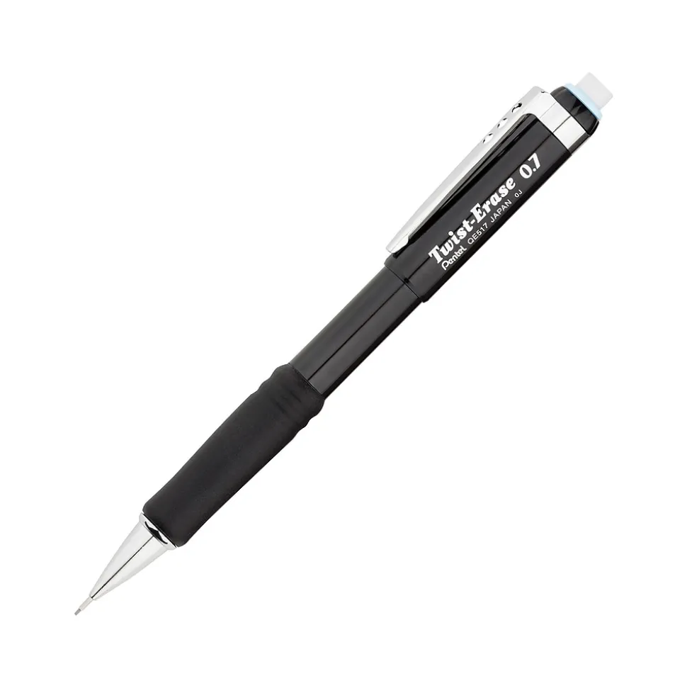 Pentel Twist-Erase III Mechanical Pencil, 0.7mm, #2 Medium Lead (QE517A)