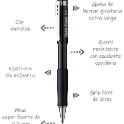 Pentel Twist-Erase III Mechanical Pencil, 0.7mm, #2 Medium Lead (QE517A)