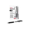 Pentel WOW! Retractable Gel Pens, Medium Point, Black Ink, 24/Pk (K437ASW2)