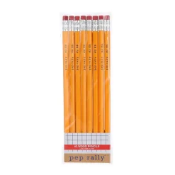 Pep Rally Wooden Pencil, 2.1mm, #2 Medium Lead, 8/Pack (59803-US)